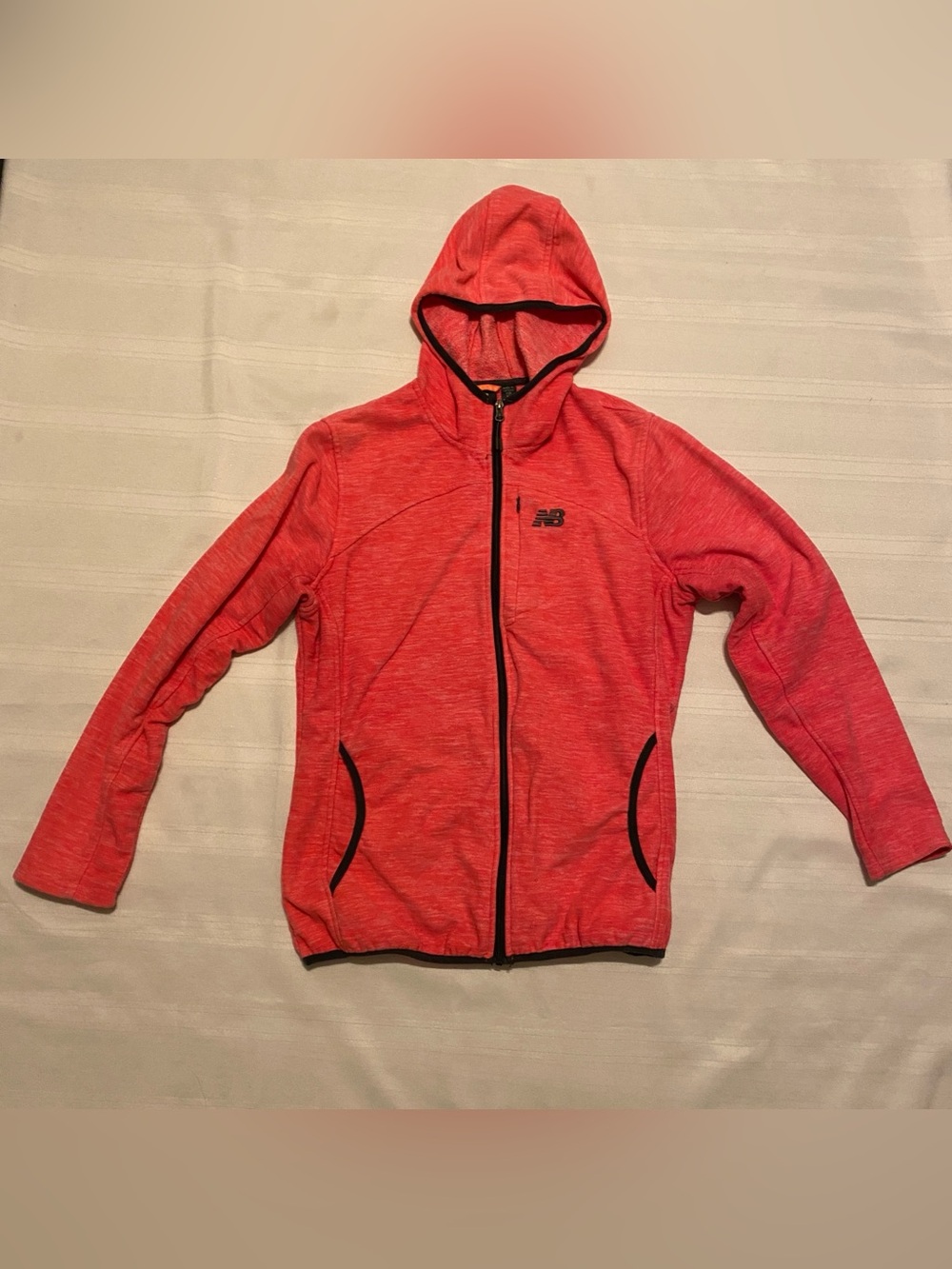 New Balance Fleece Jacket Zip Up Pink Women’s Size Large
